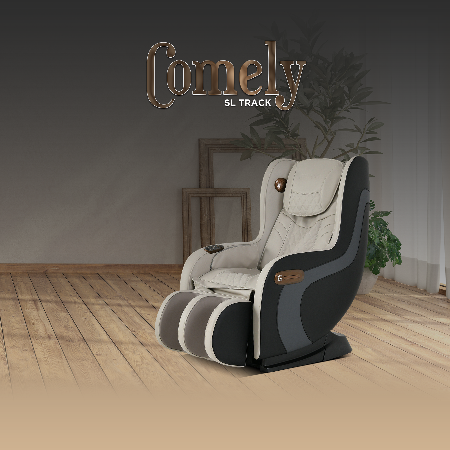 Comely SL-Track Lite Massage Chair (Gray-Black)