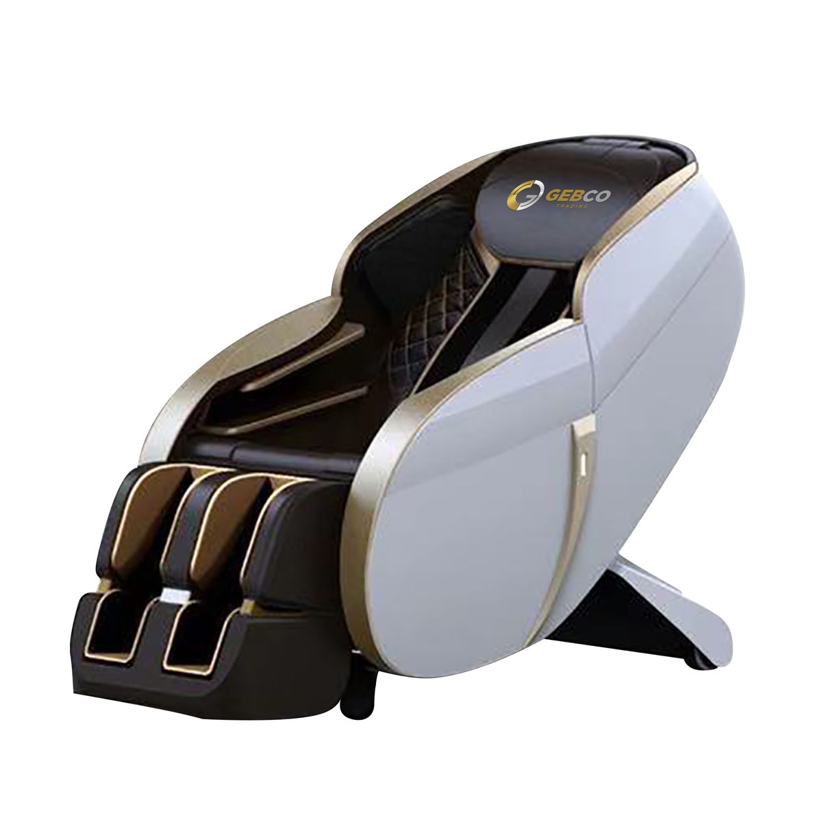 G21 GEBCO Original Capsule Design Massage Chair SL Track (White)